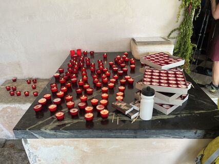 Foto von Bernhard Koller entlang der Tour