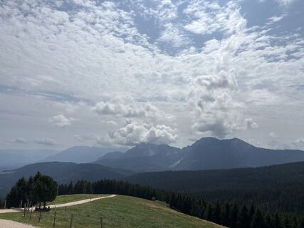 Foto von Heinz Sperl entlang der Tour