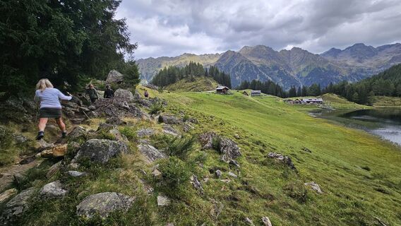 Photo de Josef Leeb le long du parcours