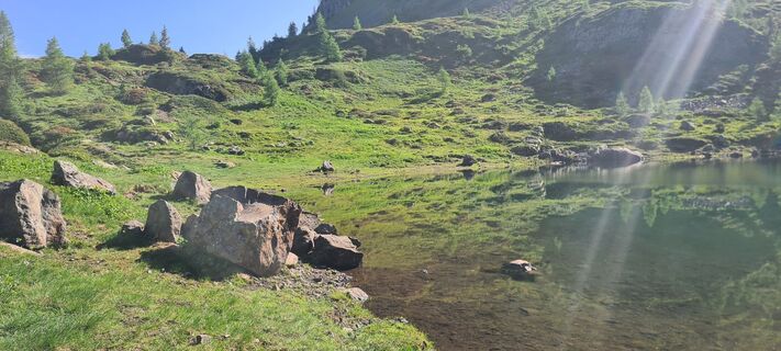 Foto von Laura Gasparotto entlang der Tour