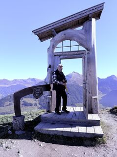Foto de Petra Delkot a lo largo del recorrido