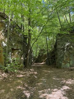 Photo de Keven Schimberg le long du parcours