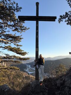 Foto de Kate Rusakova a lo largo del recorrido