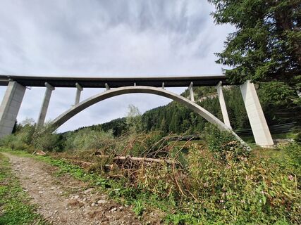 Foto von Isabella Peinsold-Klammer entlang der Tour