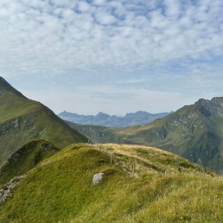 Ausblick auf Rattensbachtal, Mühlbachtal und Gamskrägen