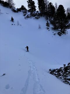 Photo de Andrea van den Berg le long du parcours