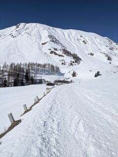 Foto von Diego Baroni entlang der Tour