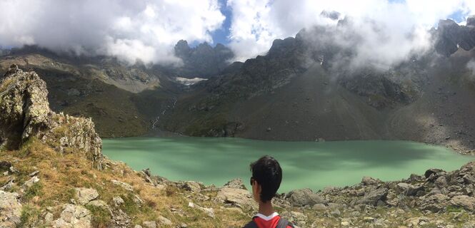 Fotografie de la Frédéric Lagandré de-a lungul turului