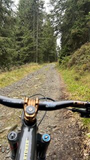 Foto de Florian Spätgast a lo largo del recorrido