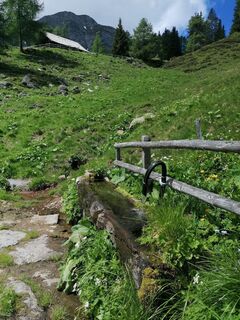 Foto von Dagmar Hofer entlang der Tour