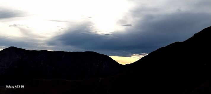 Foto fra Mauro underveis på turen