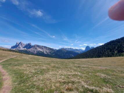 Foto från Horst Krä under resans gång