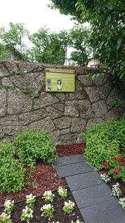 Infotafel beim Friedhof