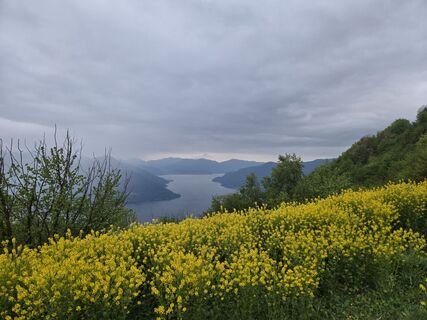 Photo de Francesca Semeraro le long du parcours