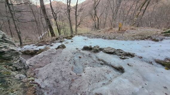 Foto von Frederick Müller entlang der Tour