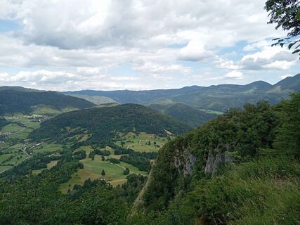 Foto von Mitja entlang der Tour