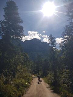 Photo de Simon Brummer le long du parcours