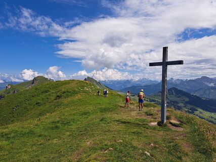 Foto von Sabine Bleiker entlang der Tour