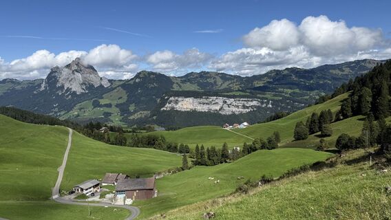 Photo de Cyril Walz le long du parcours