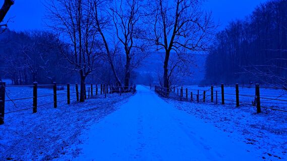 Foto von Frederick Müller entlang der Tour