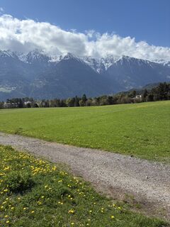 Foto von Cilli Hackl entlang der Tour