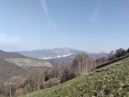 Photo de Daniele Berini le long du parcours