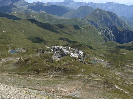 Foto de Christoph Thöni a lo largo del recorrido