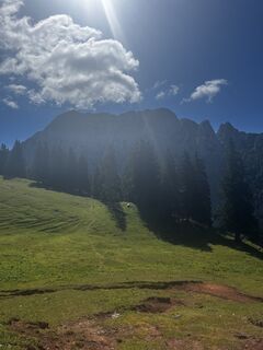 Fotografia z Akšru Urška na trase