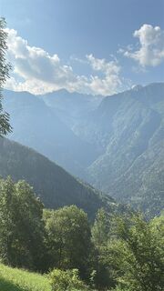 Photo de Agnese Martinelli le long du parcours