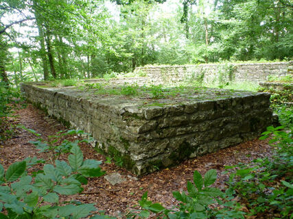 Ruine des römischen Wachtturms Pferichgraben