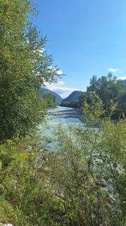 Photo de Veronica Thoeni le long du parcours
