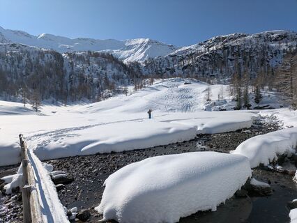 Photo de Gustav Kichler le long du parcours