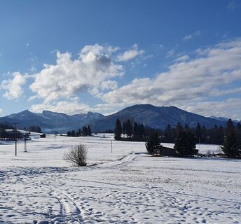 Winterwanderweg Kraggenau mit Blick auf Teufelstättkopf