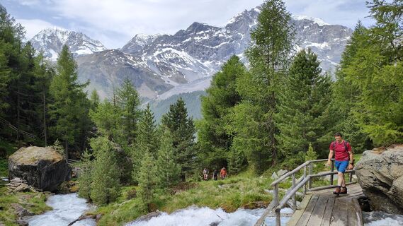 Foto de Andreas Schlosser a lo largo del recorrido