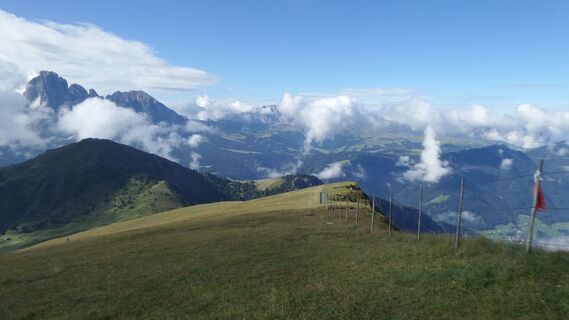 Blick auf Seiseralm