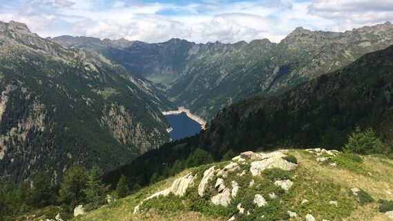Blick auf den Lago del Sambuco