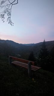 Foto de Klaus Lehner a lo largo del recorrido