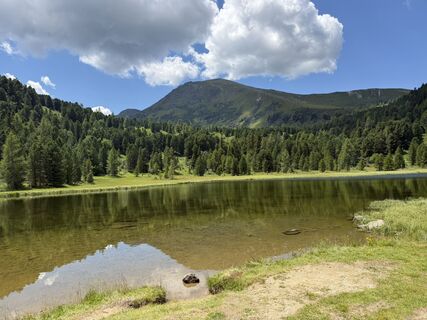 Foto de Gerti Glettler a lo largo del recorrido