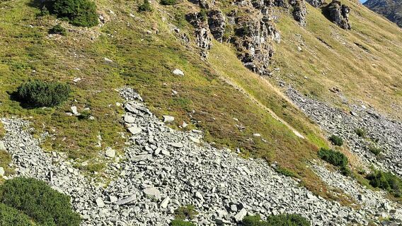 Foto von Heide Baumgartner entlang der Tour