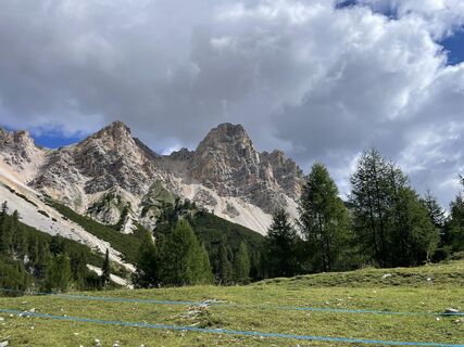 Foto von Roberto Lampugnani entlang der Tour