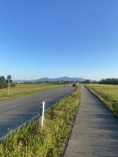 Photo de Valentin Pilzweger le long du parcours