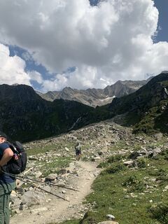 Foto von Natalie Mohr entlang der Tour