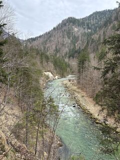 Foto von Silvia Huber entlang der Tour