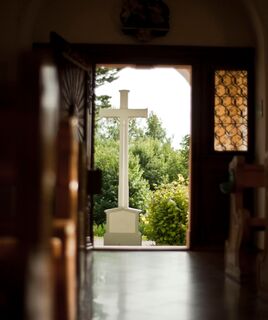 Blick aus der Soldatenkapelle