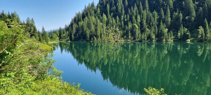 Foto von Aleksander Naveršnik entlang der Tour