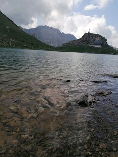 Foto von Dagmar Hofer entlang der Tour