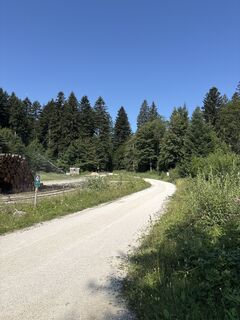 Foto von Heinz Sperl entlang der Tour