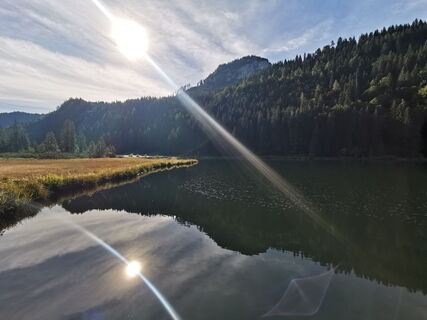 S508 Spechtensee Runde, Pause am Spechtensee