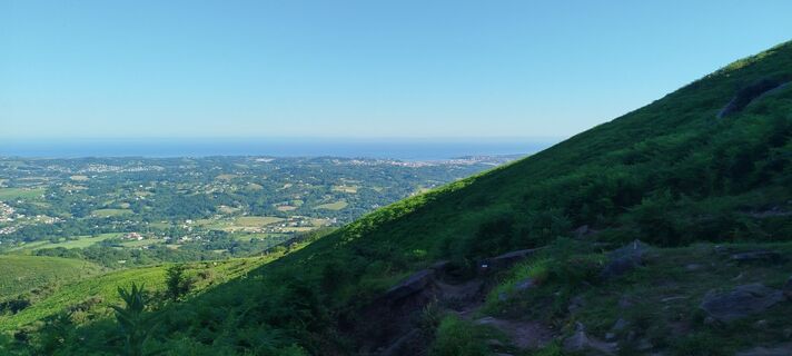 Foto de André Curutchet a lo largo del recorrido