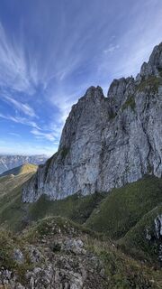 Photo de Florentin Augustin le long du parcours